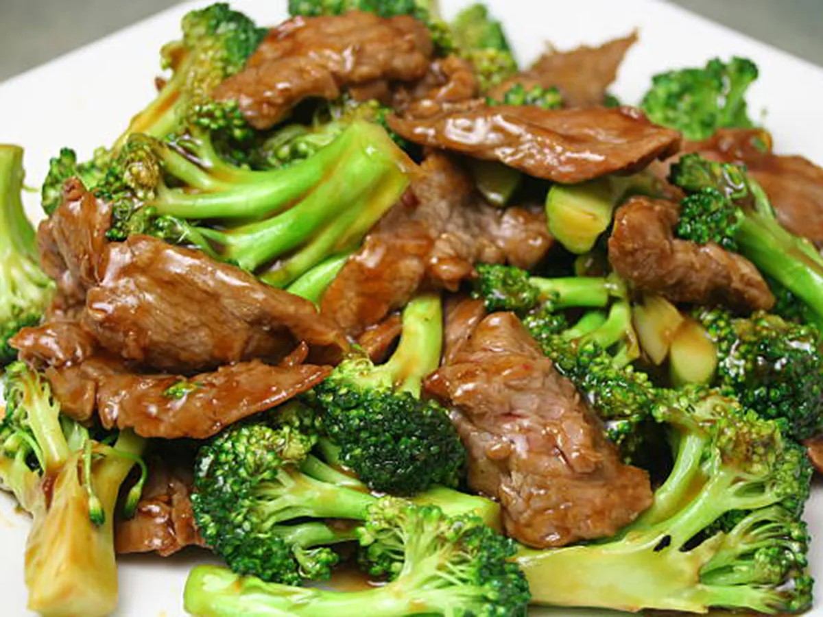 Beef broccoli at Ho Palace，a Chinese Restaurant in Grand Junction