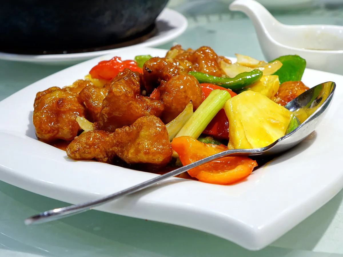 sweet sour pork at Ho Palace，a Chinese Restaurant in Grand Junction